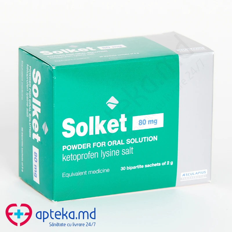 Solket 80 mg pulbere pentru soluţie orală