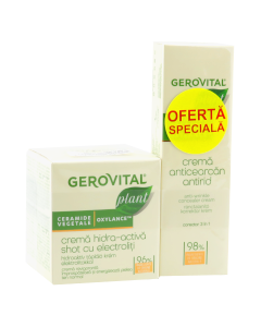Farmec Gerovital Plant Hidra-Activa Shot + anticercan 50 ml Cremă 50 ml