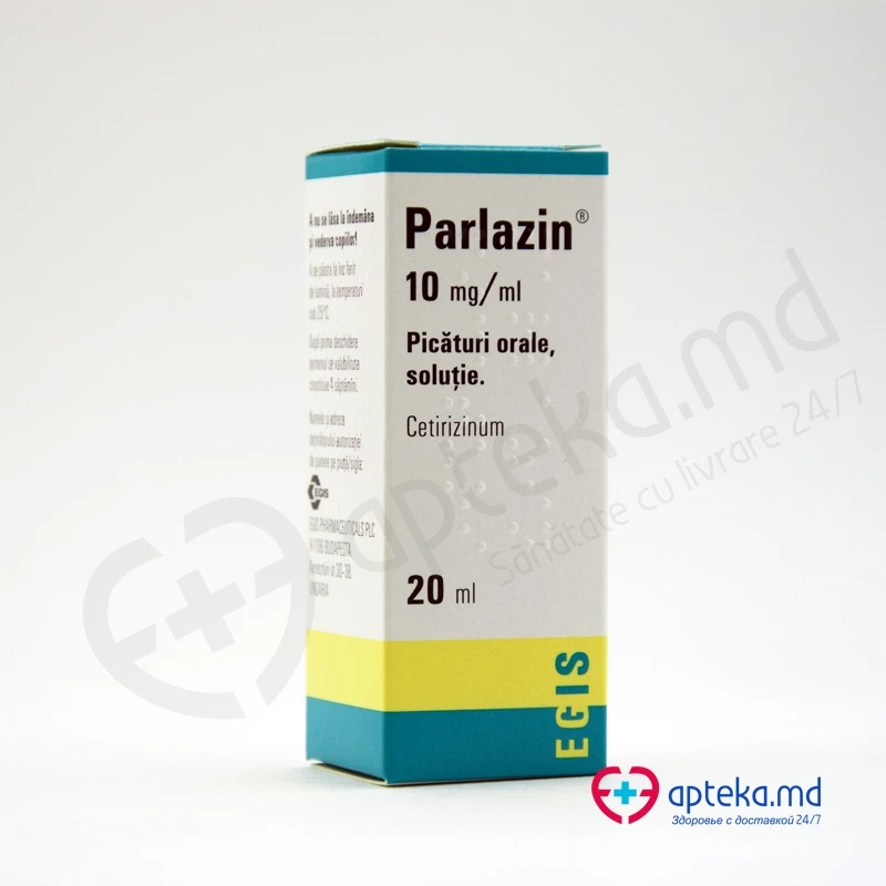 Parlazin 10 mg/ml / 20 ml picături orale, soluţie