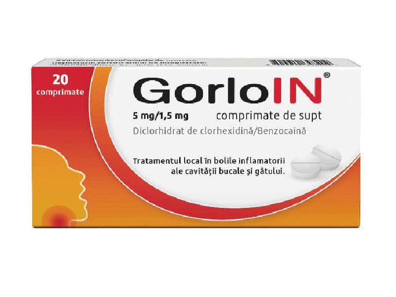 GorloIN 5 mg/1,5 mg comprimate de supt