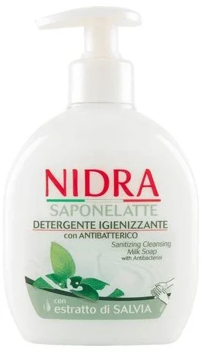 Sapun lichid cu dozator Nidra Antibacterian si Extract de salvie, 300 ml