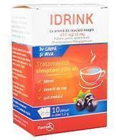 Idrink cu aromă de coacăză neagră 650 mg/10 mg pulbere pentru soluţie orală