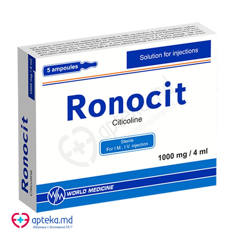 Ronocit 1000 mg/4 ml soluţie injectabilă