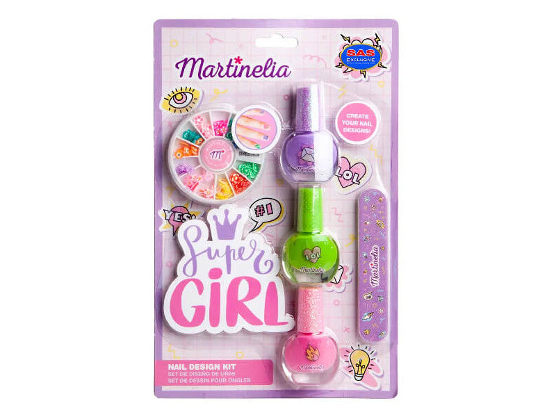 MARTINELIA de manichiura Super Girl Nail desing Kit