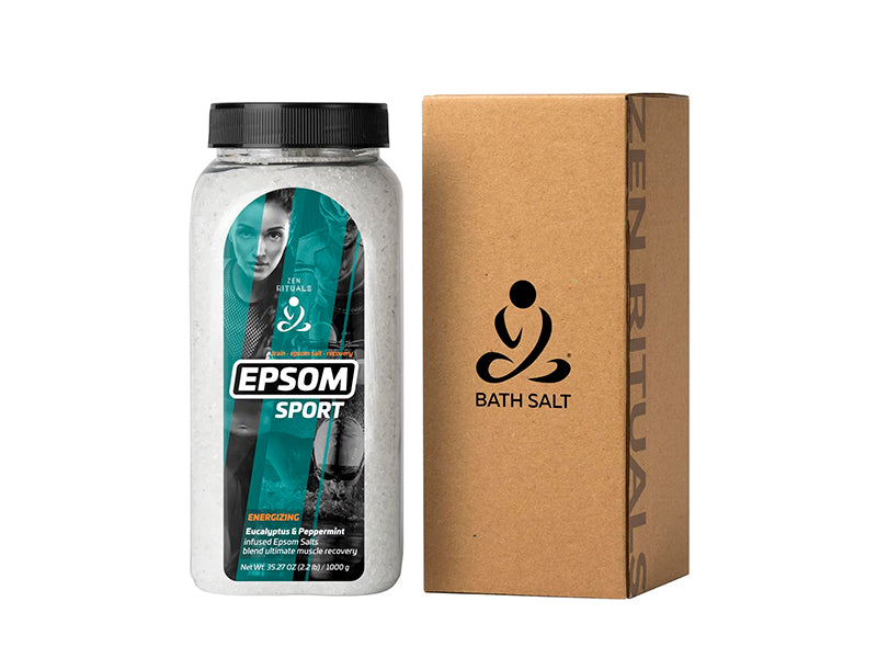 Zen Rituals Product Epsom Sare de baie Sport Menta Eucalipt 950g 950 g