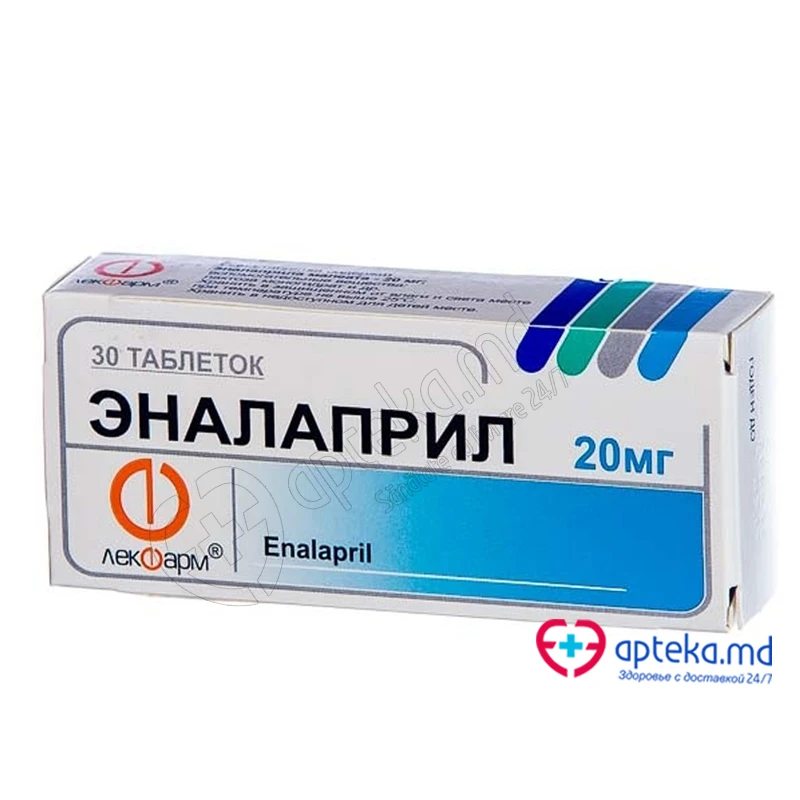 Enalapril 20 mg comprimate