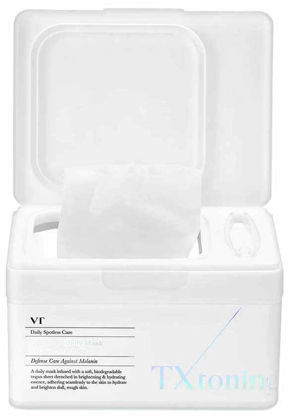 Vt Cosmetics, TX-Toning Daily Mask, Moist & Soothing, 30 buc