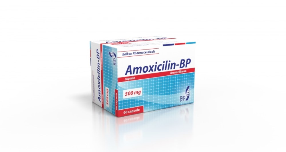 Amoxicilin-BP 500 mg caps.