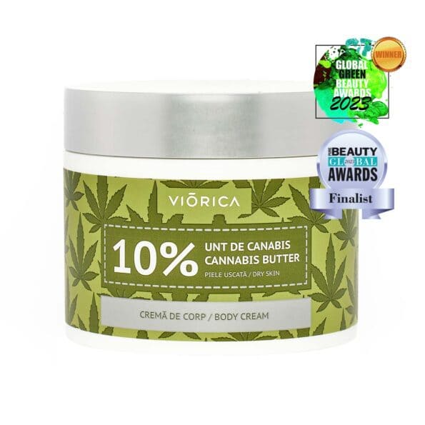 Viorica cremă-de-corp-cu-10-unt-de-canabis Cremă