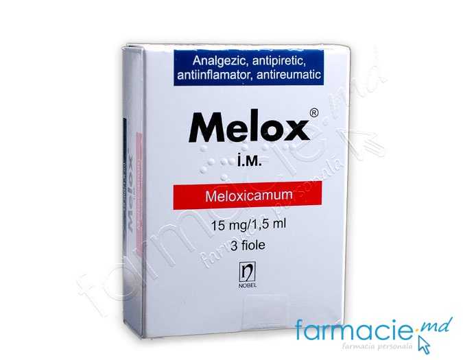 Melox 15 mg/1,5 ml soluţie injectabilă