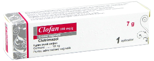 Clofan 100 mg/g / 7 g cremă vaginală