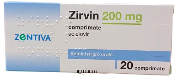 Zirvin 200 mg comprimate