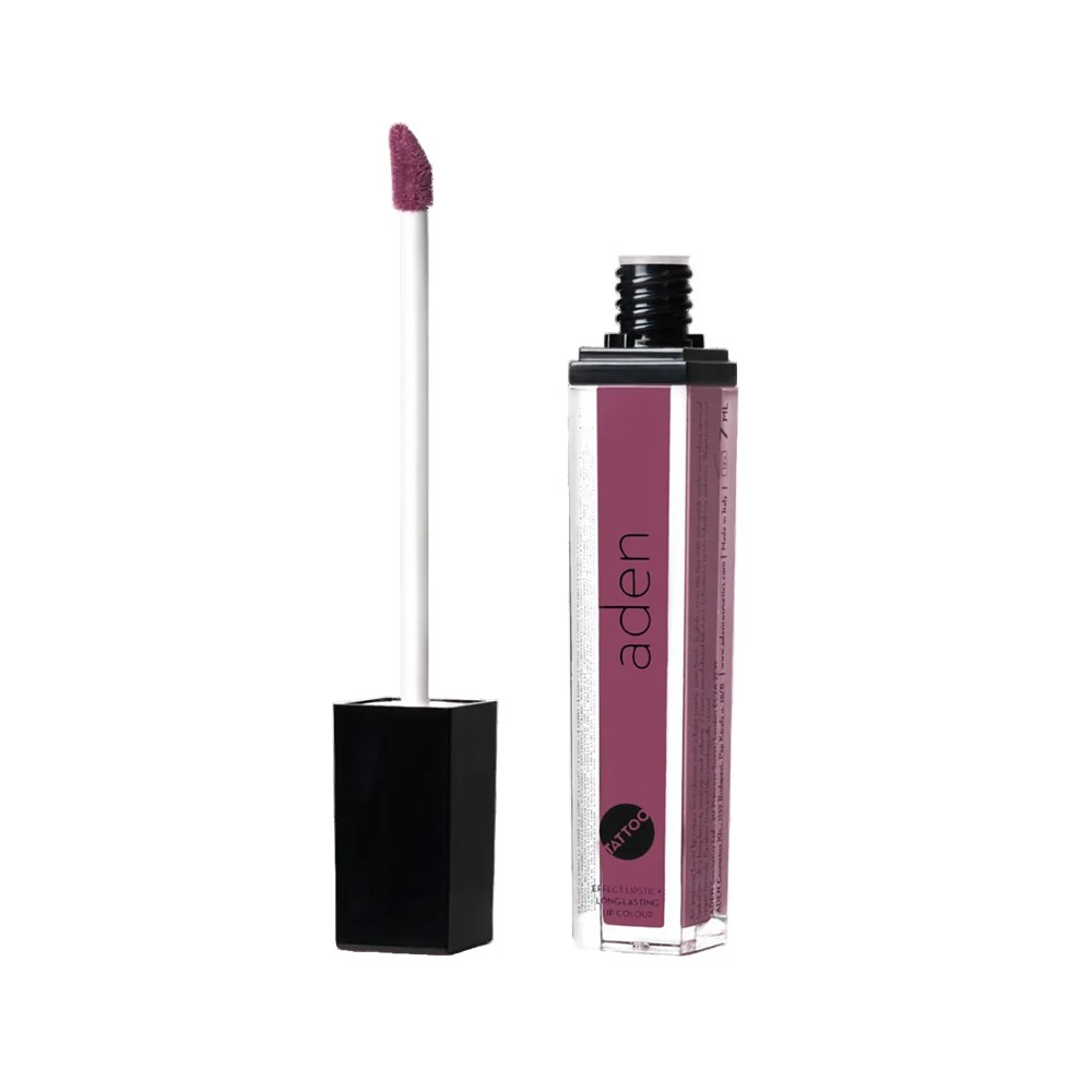 Aden lichid de buze mat Tattoo Effect Lipstick 4 GENTLE ROSE Machiaj 7 ml