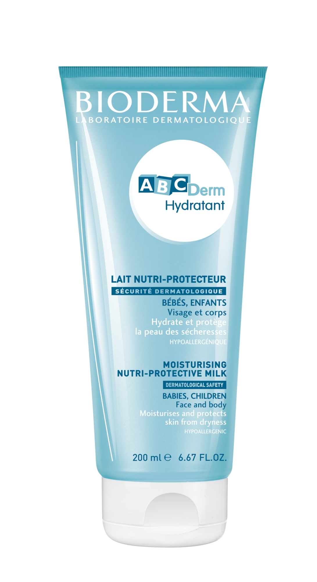 Bioderma Увлажняющее молочко для детей Bioderma ABCDerm Moisturizing Mild Milk Care 200 ml