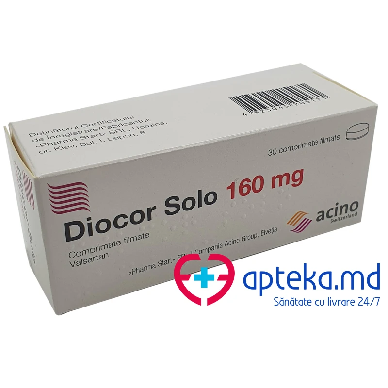 Diocor Solo 160 mg comprimate filmate