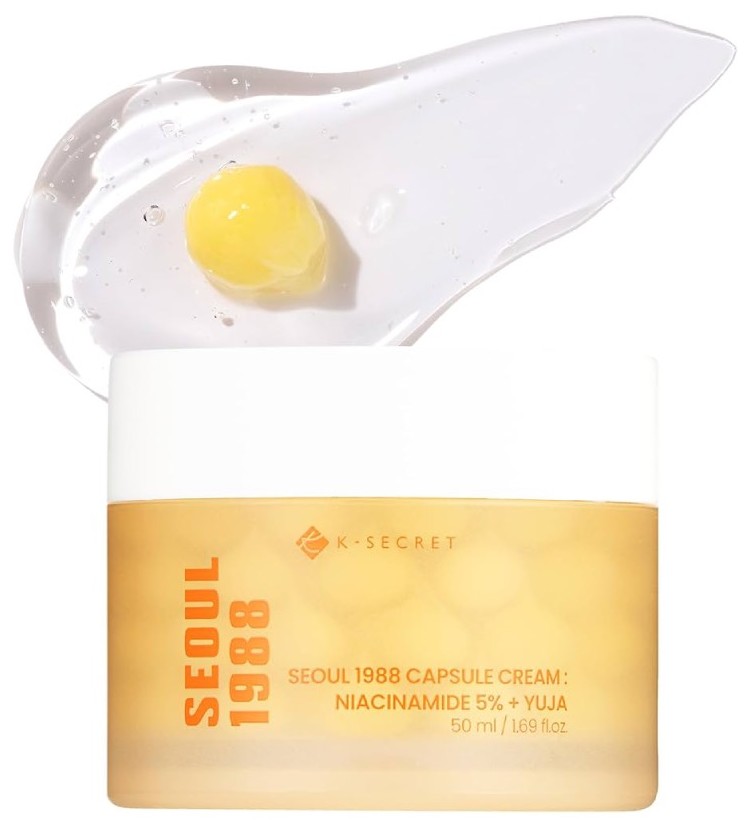 Ksecret, Capsule Cream Niacinamide 5% + Yuja, 50 ml