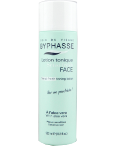 Byphasse Sensi-Fresh lotiune tonica cu aloe 500 ml lotiune tonic 1 comp
