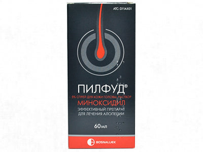 Pilfud 50 mg/ml / 60 ml spray cutanat, soluţie