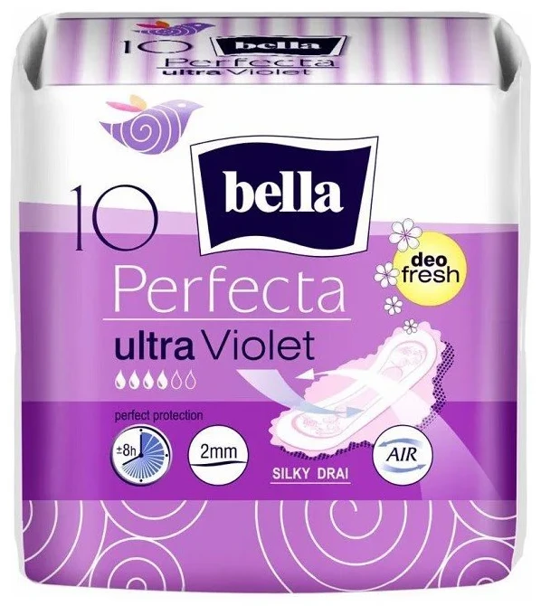 Absorbante Bella Perfecta Ultra Violet, 10 buc.