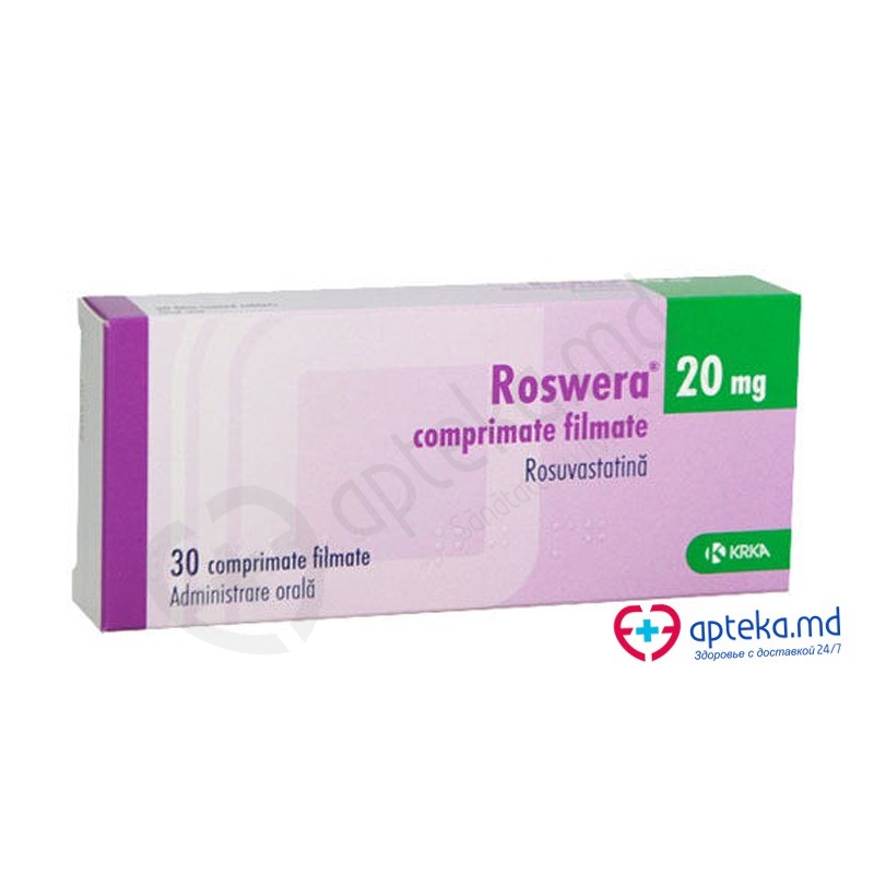 Roswera 20 mg 20 mg comprimate filmate