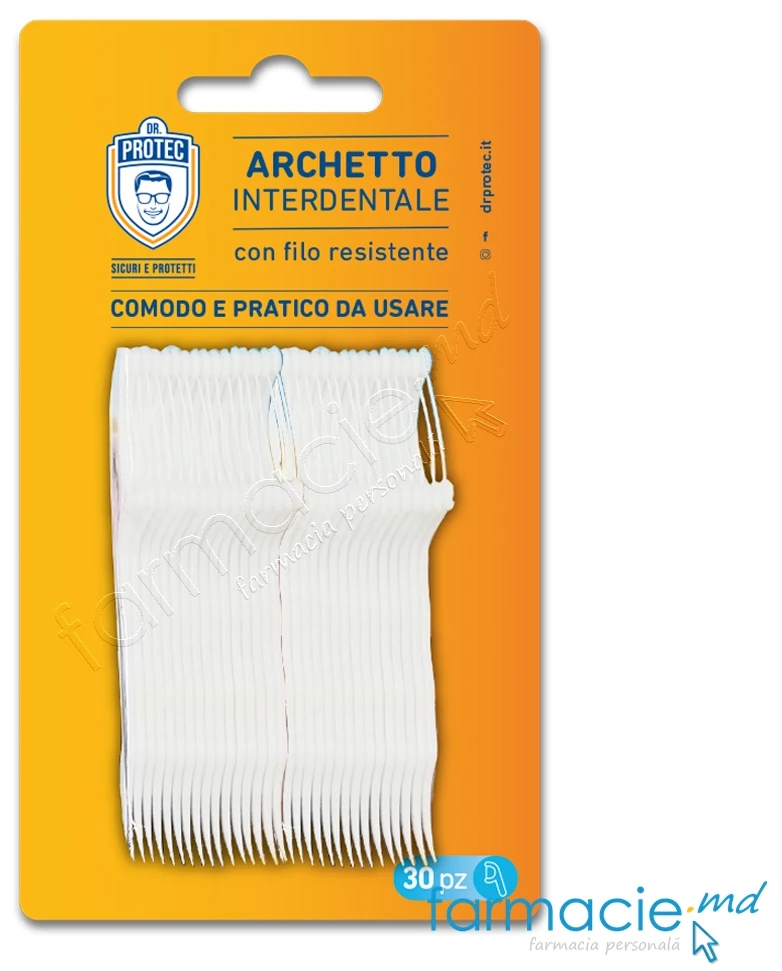 Dr. Protec scobitoare interdentară cu suport N30