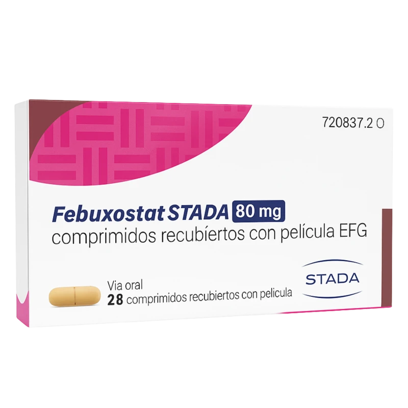 Febuxostat STADA 80 mg comprimate filmate