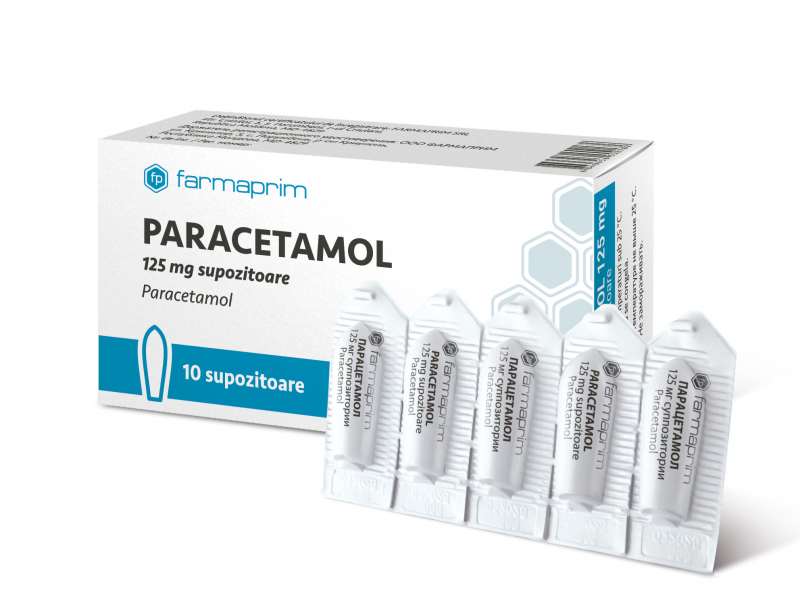 Paracetamol 125 mg supozitoare