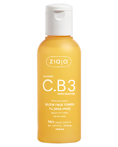 Ziaja Vitamin C.B3 Niacinamide de fata cu acid 1% AHA+PHA cos Tonic 1 comp