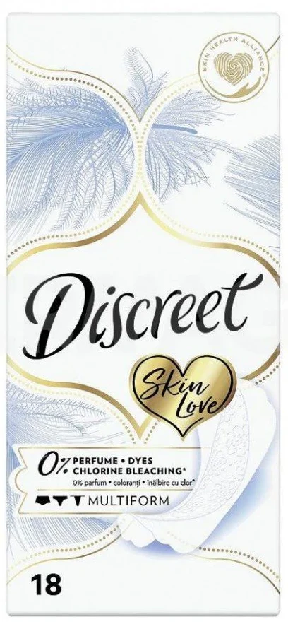 Absorbante zilnice Discreet Deo Skin Love, 18 buc.