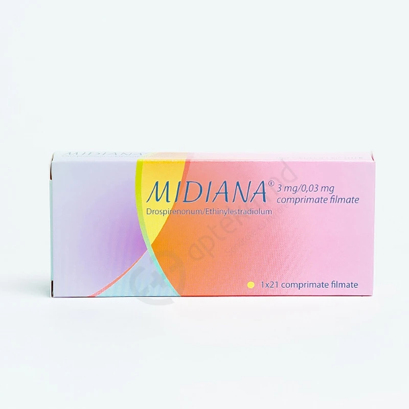 Midiana 3 mg/0,03 mg comprimate filmate