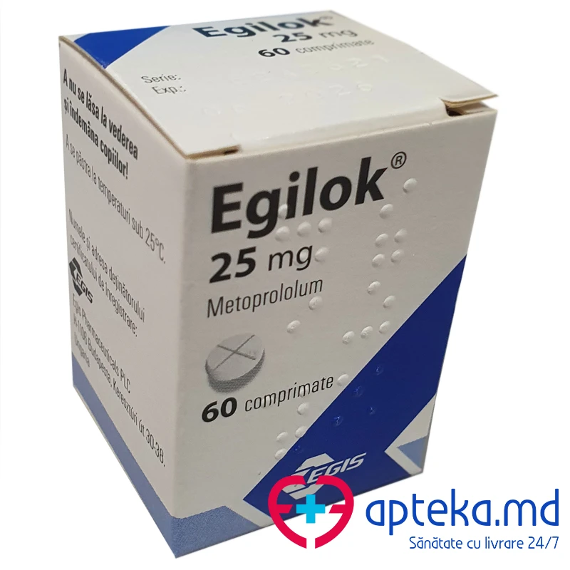 Egilok 25 mg comprimate