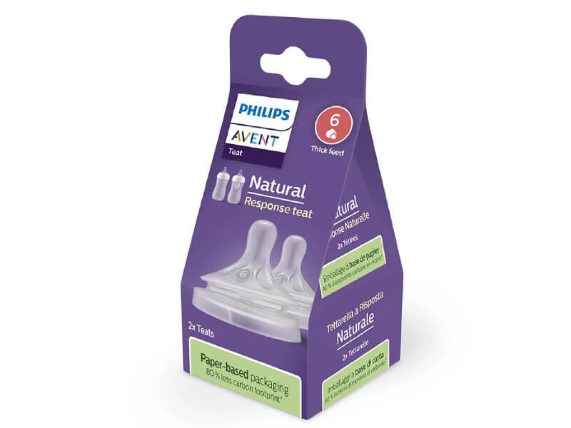 Philips Avent Natural Response Anti-Colic Tetina din silicon +6luni 2