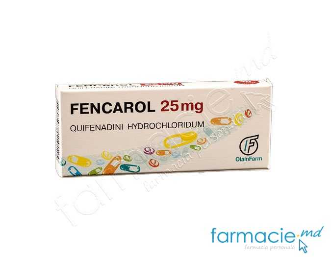 Fencarol 25 mg comprimate