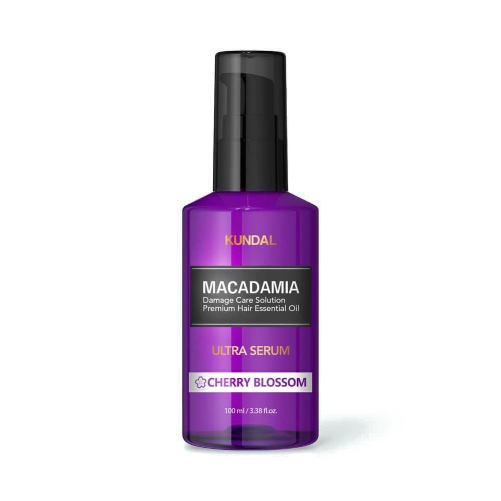 Serum nutritiv pentru păr Kundal Macadamia Ultra Hair Serum Cherry Blossom 100ml