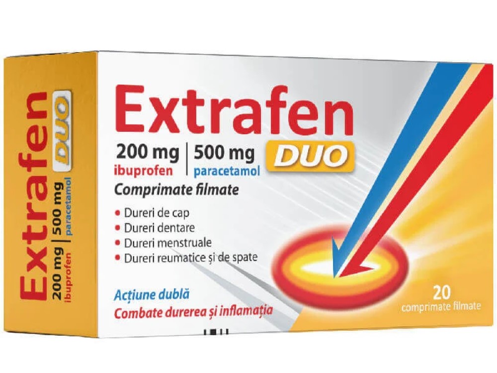 Extrafen DUO 500 mg/200 mg comprimate filmate