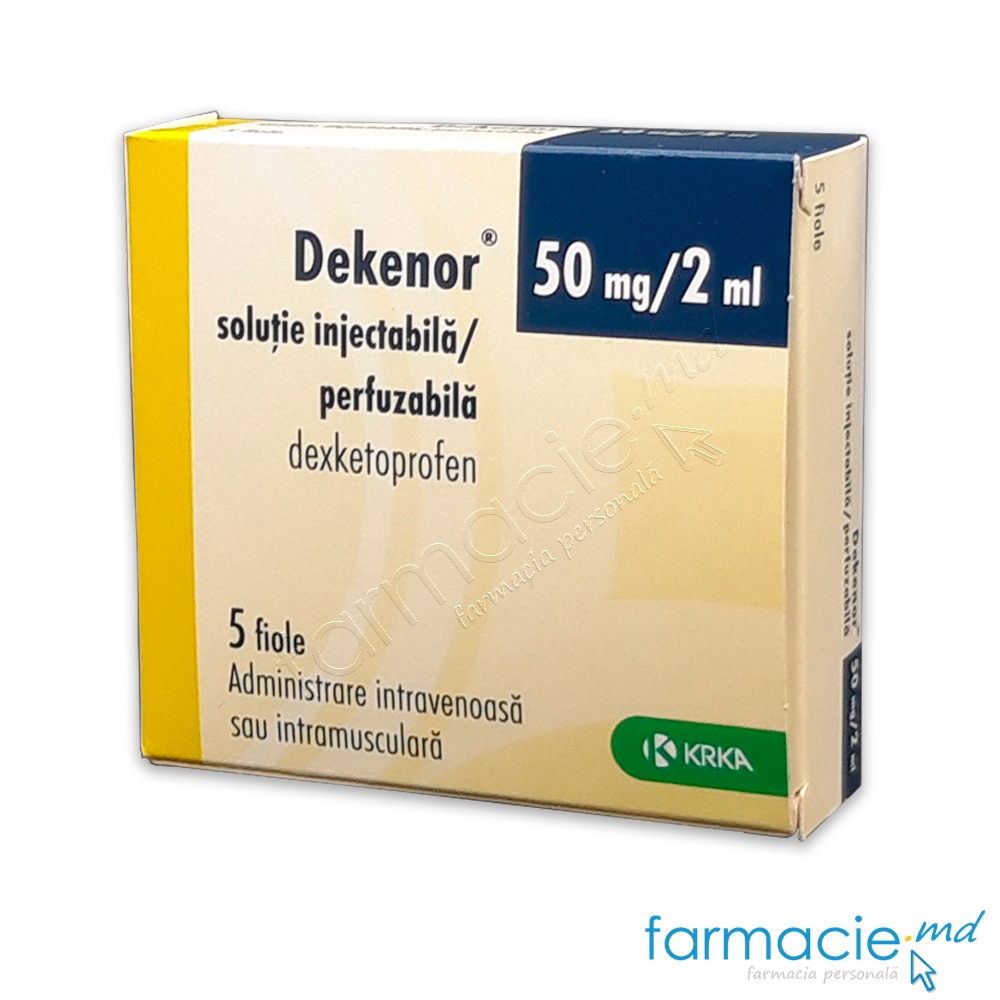 Dekenor 50 mg/2 ml soluţie injectabilă/perfuzabilă