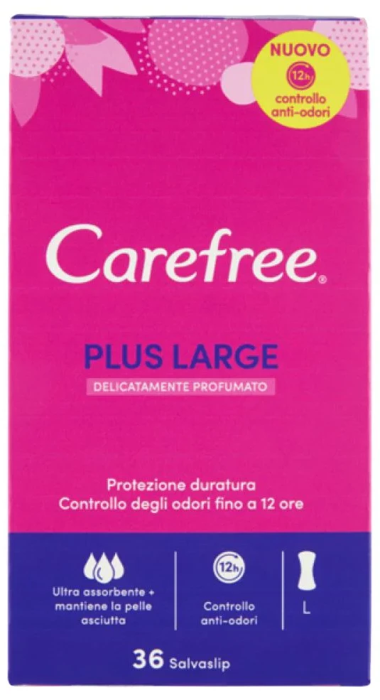 Absorbante Carefree Large Plus, 36 buc.