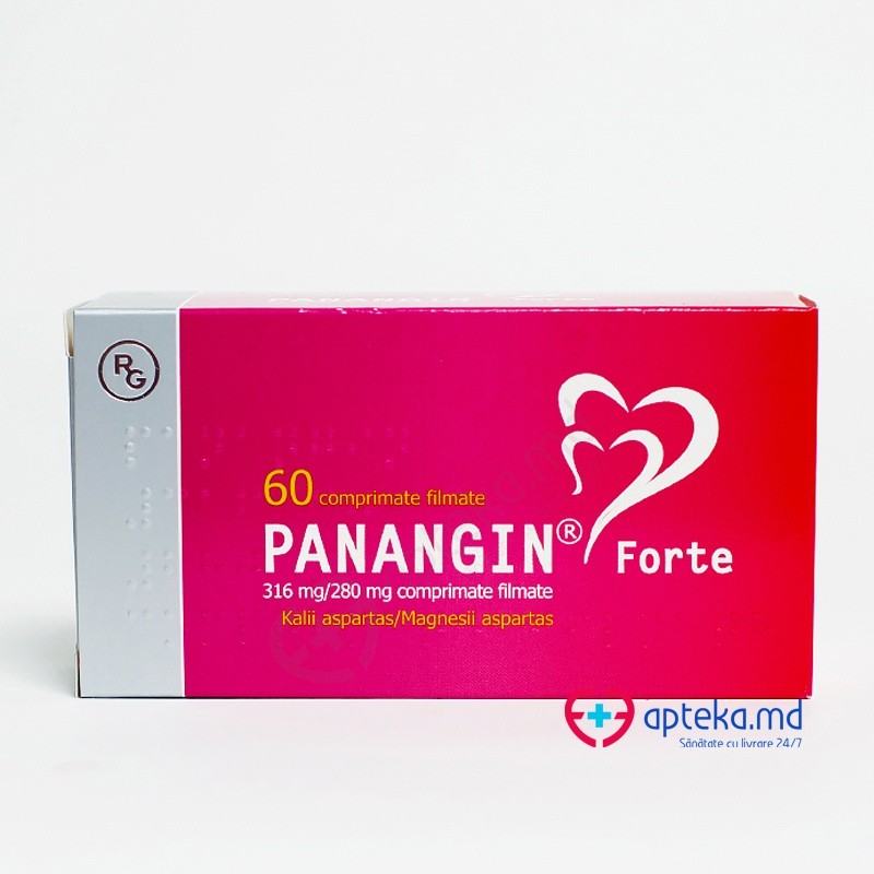 Panangin Forte 316 mg/280 mg comprimate filmate