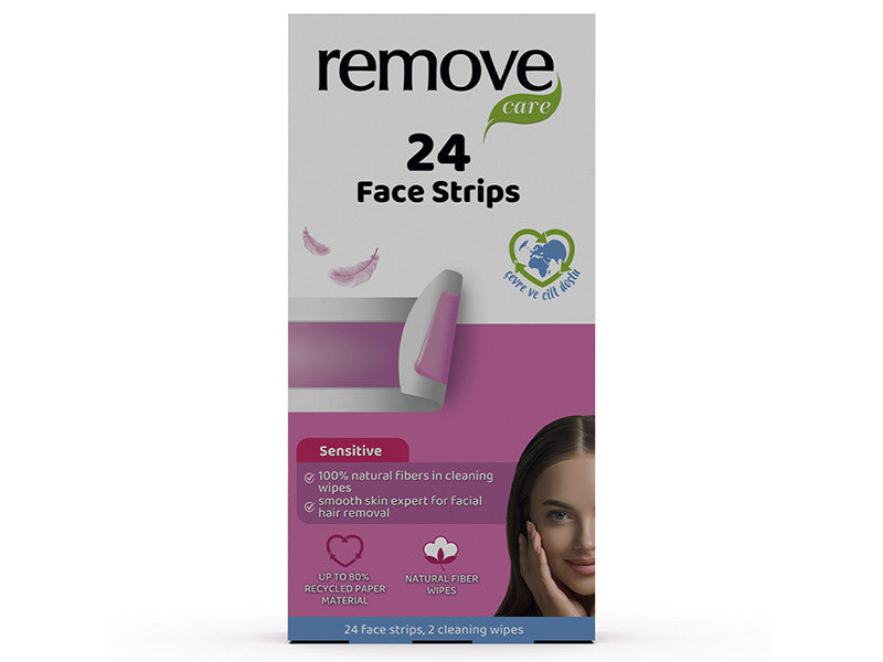 Treda Remove Benzi depilatoare pru fata Sensitive 24 buc 229