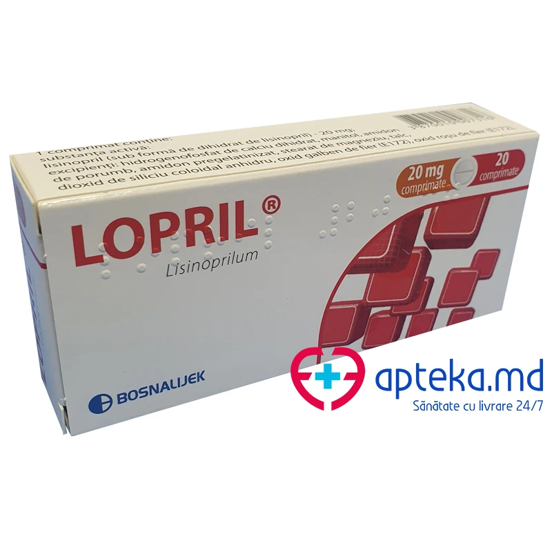 Lopril 20 mg comprimate