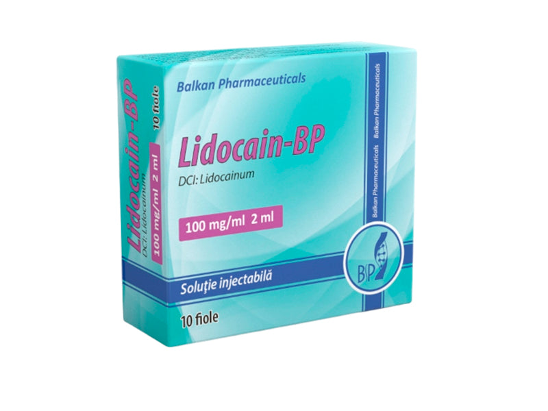 Lidocain-BP 100 mg/ml / 2 ml soluţie injectabilă