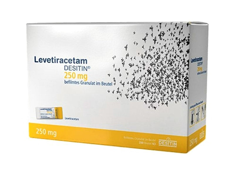 Levetiracetam Desitin 250 mg granule drajefiate în plic