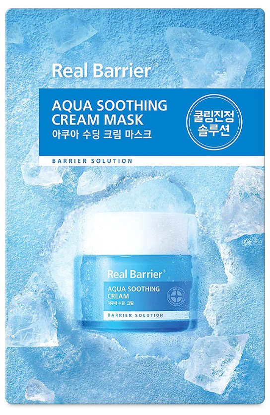Masca racoritoare din tesut - Real Barrier, Aqua Soothing Cream Mask, 30 ml
