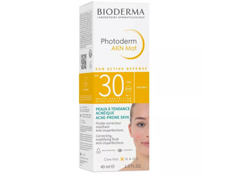 Bioderma Photoderm AKN Matifiant fluid SPF 30+ 40ml 40 ml