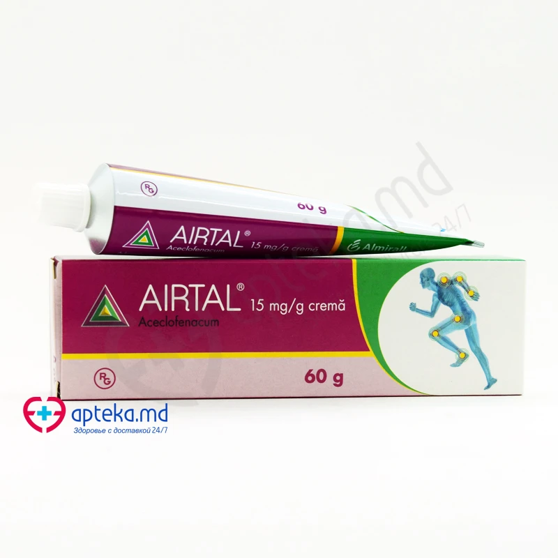 AIRTAL 15 mg/g / 60 g cremă
