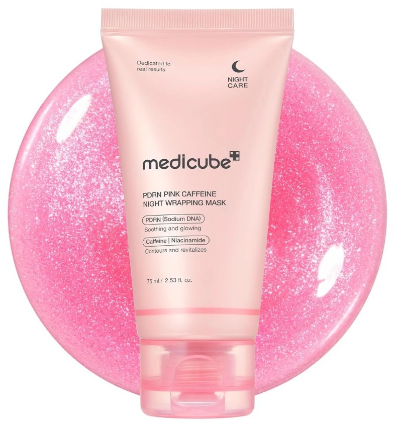 Medicube, PDRN Caffeine Night Wrapping Mask, 75 ml
