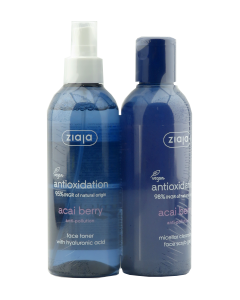 Ziaja Acai Berry Gel- Micelar pentru fata + toner fata gel 20 Exfoliant 1 comp
