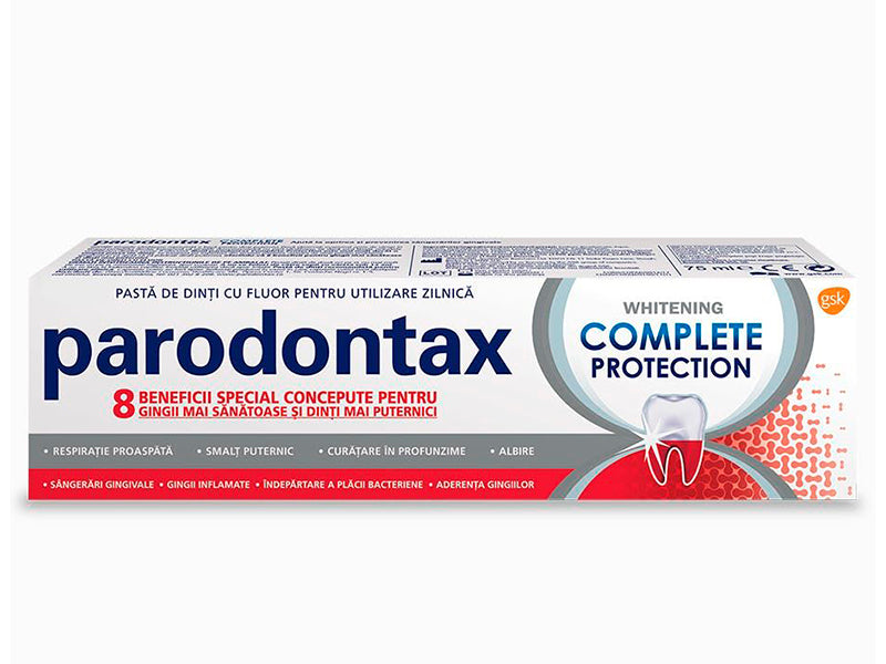 GlaxoSmithKline Consumer Parodontax Pasta de dinti Complete Protection Whitening 75 ml
