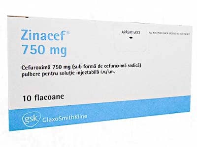 Zinacef 750 mg pulbere pentru soluţie injectabilă/perfuzabilă
