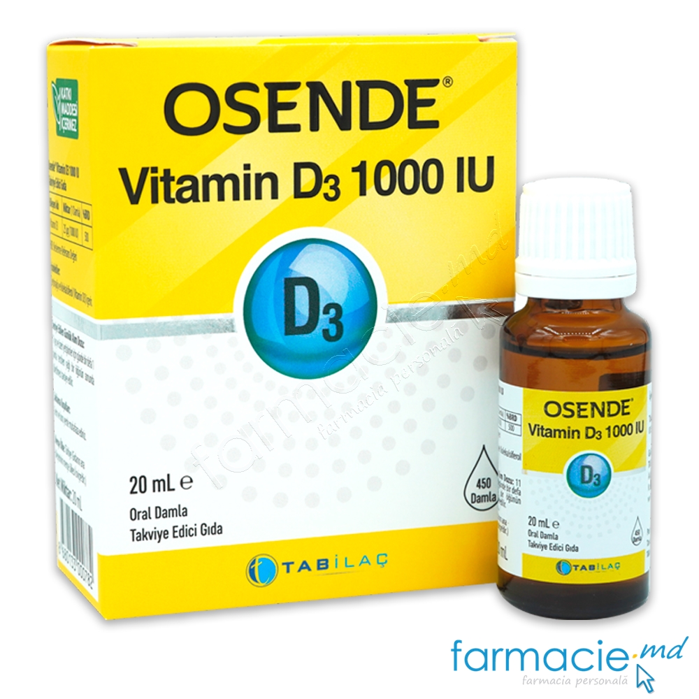 Tab Ilac Vit. D3 1000 UI + Vit.A 20 ml